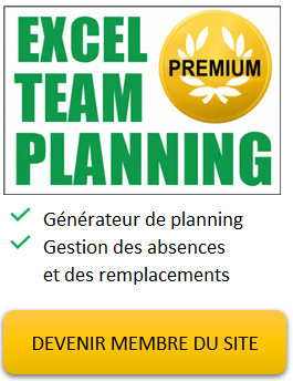 EXCEL TEAM PLANNING PREMIUM
